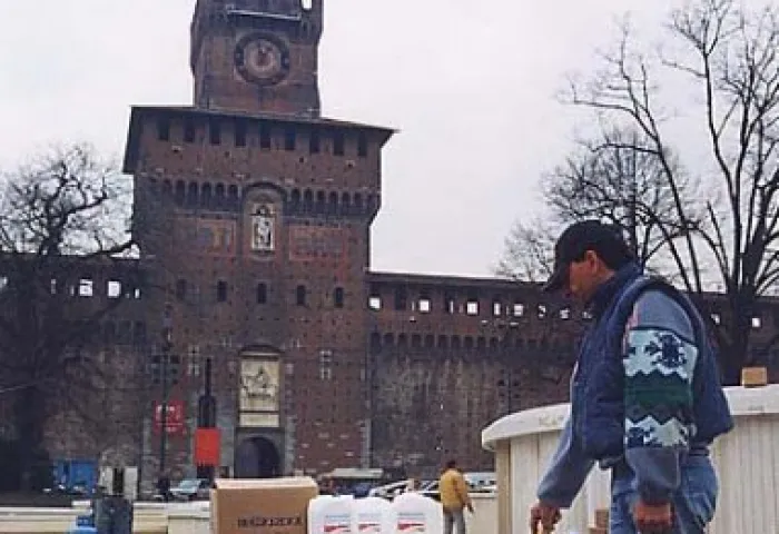 Our Work Big Fountain "Sforzesco Castle" - Itali, Milan 2 01