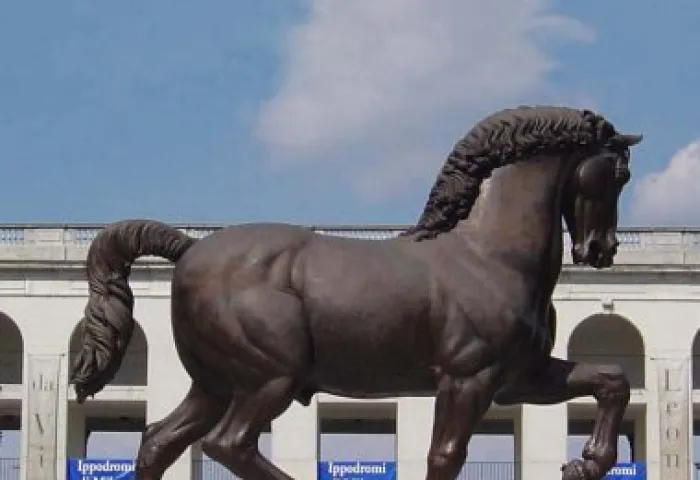 Our Work Statue "Gran Cavallo"  by Leornado Da Vinci - Itali, Milan 2 01