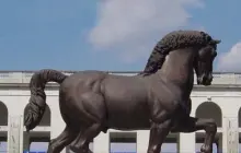 Our Work Statue "Gran Cavallo"  by Leornado Da Vinci - Itali, Milan 2 01