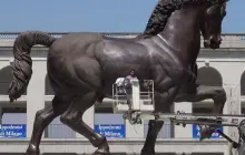 Statue Gran Cavallo  by Leornado Da Vinci  Itali Milan